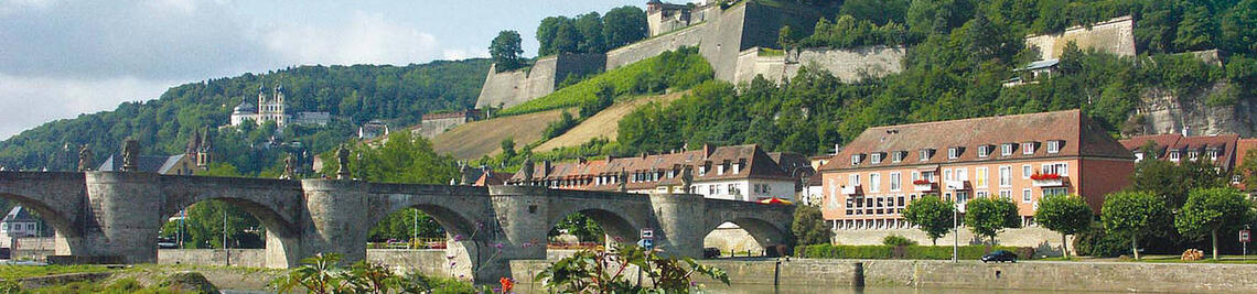 Blick auf die Festung Marienberg